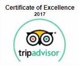 Trip Advisor 2017 Certificate